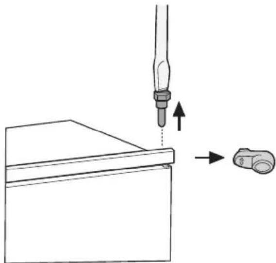 BRANDT SA2262E - Réversibilité de la porte - 1