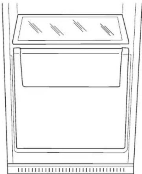 BRANDT SA3052E - Emplacement des balconnets de la porte - 2