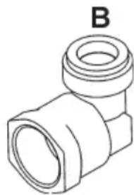 BRANDT TE1074X - Gas connection - 2