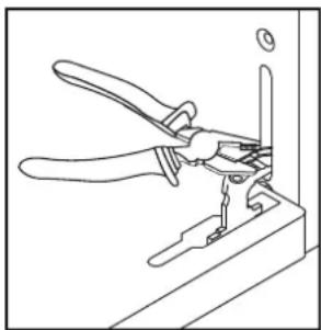 CANDY CME5620SBW - Para sustituir la bombilla del interior del horno - 1