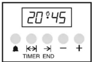 20°45 TIMER END