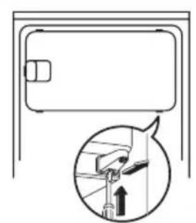 ZANKER ZKK 8423 - Réversibilité de la porte du congélateur - 1