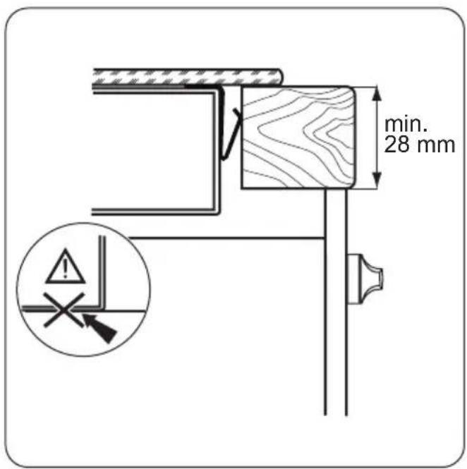 min. 28 mm
