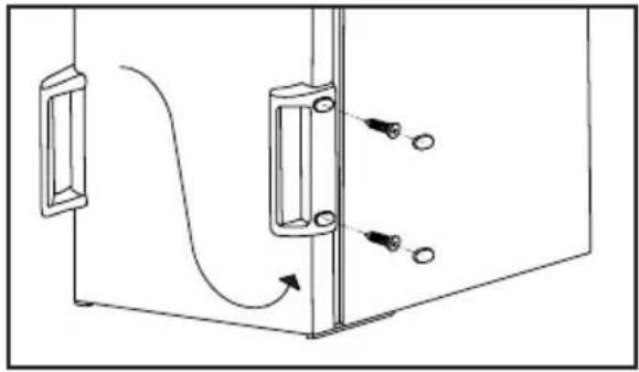 ZANUSSI ZFX 305 W - Changement du sens d'ouverture de la porte - 3
