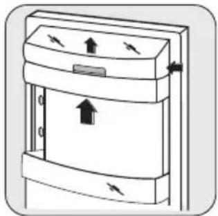 ZANUSSI ZRB 636 W - Positioning the door shelves - 1