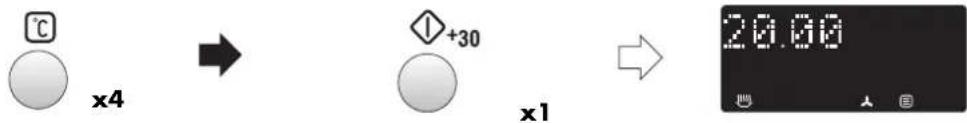 ℃ x4 +30 x1 20.00