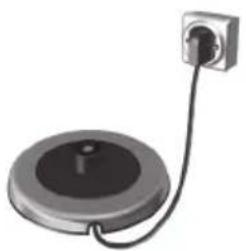 AEG EWA7500 - Place the kettle on the base. - 1