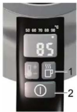 50 60 70 80 90 °C 85 1 2