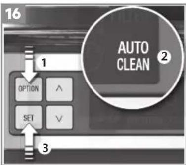 16 1 OPTION SET 3 AUTO CLEAN 2