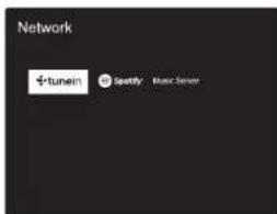 Network + Tunein Spotify Basic Server