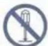 HITACHI SF-P80DJ - Warning - 1