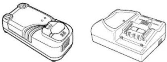 Technical line drawings of two electronic device modules (no text or symbols)