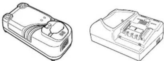 Technical line drawings of two electronic device modules (no text or symbols)