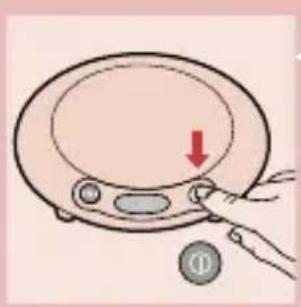 PHILIPS HR2390 - Weighing and using the "Reset" function ▶○◀ - 1