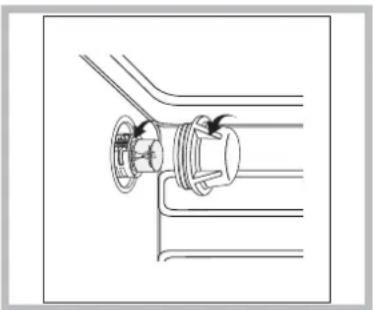 HOTPOINT MH 99.1 (BK) /HA - Sostituire la lampadina - 1