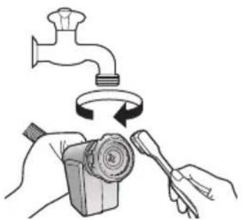 PANASONIC NA-128VB4 - Nettoyage du filtre d'alimentation en eau - 2