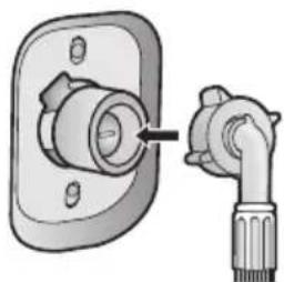 PANASONIC NA-128VB4 - Raccordement du tuyau d'alimentation en eau - 1