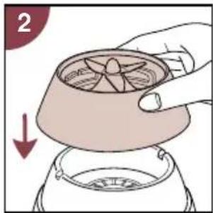 PHILIPS HD2005 - Sådan samles apparatet og gøres klar til brug. - 1