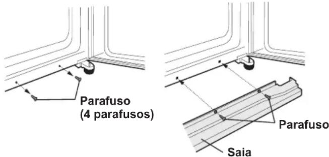 Parafuso (4 parafusos) Saia Parafuso