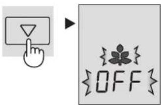 SHARP SJ-FP810V - De functie uitschakelen - 1