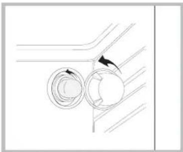 Hotpoint Ariston F 53 C.1 HA - Remplacement de l'ampoule d'éclairage - 1