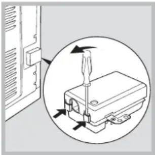 Hotpoint Ariston F 53 C.1 HA - Montaje del cable de alimentación eléctrica - 1