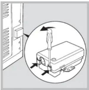 Hotpoint Ariston F 53 C.1 HA - Montaggio del cavo di alimentazione - 1