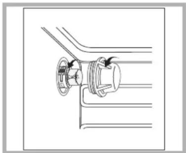 Hotpoint Ariston DECO MHR 940.1 - Substituição da lâmpada - 1