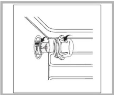 Hotpoint Ariston DECO MHR 940.1 - Sostituire la lampadina - 1