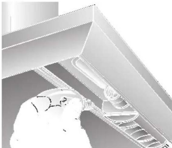 BOSCH DKE936A - Skifte av lyspærer - 2