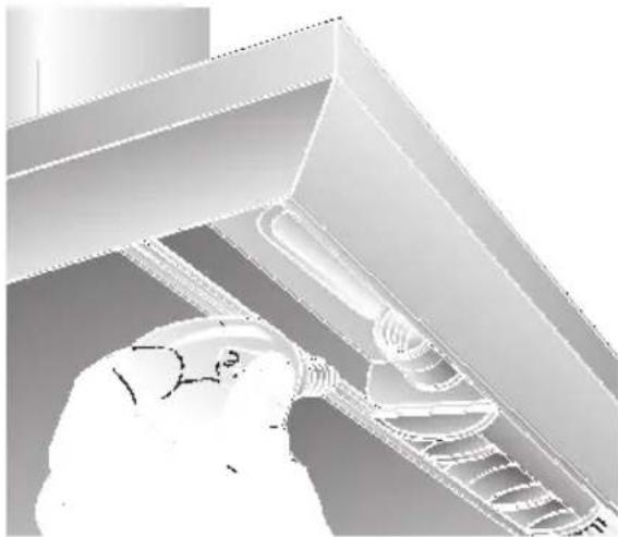 BOSCH DKE936A - Byte av lampa - 2