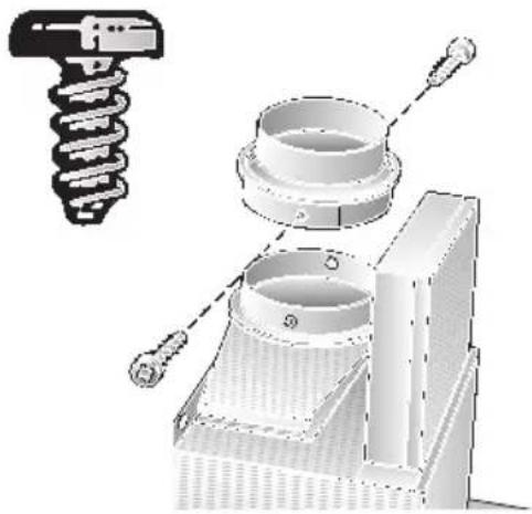 BOSCH DKE655D - Collegamento del tubo di scarico ∅ 120 mm: - 1