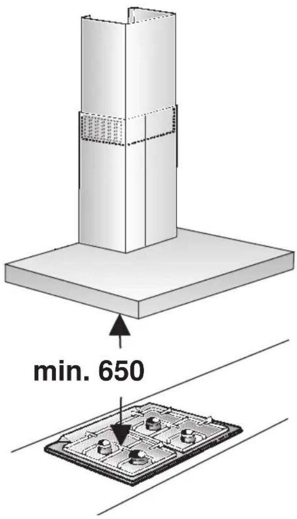 min. 650