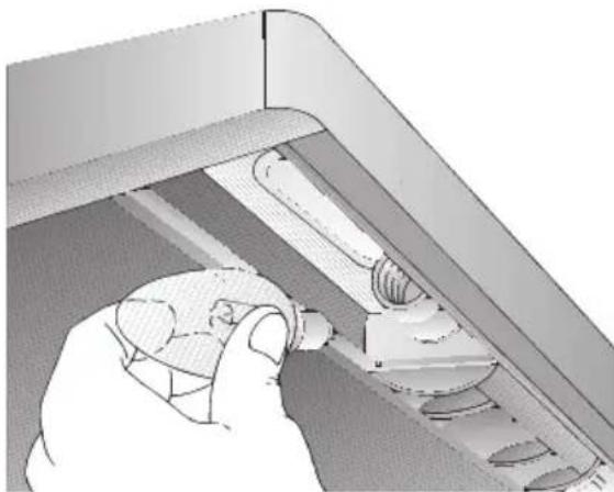 BOSCH DKE645H - Auswechseln der Lampen - 2
