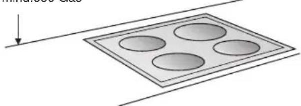BOSCH DKE645H - Asennus - 2