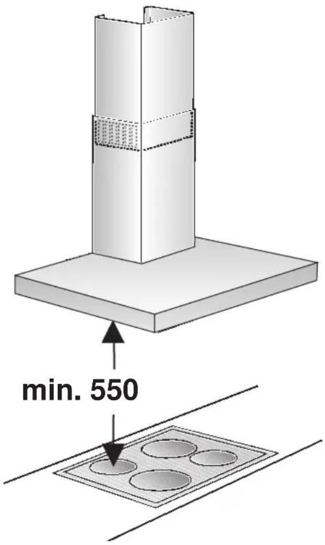 min. 550