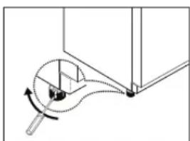DAEWOO FRN-X22F2 - Si la porte du congélateur est plus basse que celle du réfrigérateur... - 1