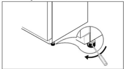 Diagram showing a mechanical or electrical setup with a lever and rotating component (no text or symbols)