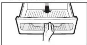 DAEWOO FRN-X22F2 - ⑤ Groentenbak en Fruitbak - 1