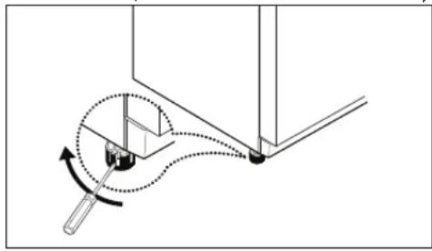 Diagram showing a mechanical assembly with a rotating component and a tool, no text or symbols present