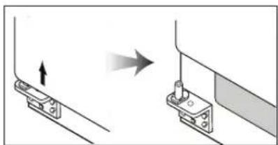 DAEWOO FRN-X22F2 - Démontage de la porte du congélateur - 5