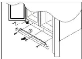 DAEWOO FRN-X22F2 - Si la porte du congélateur est plus basse que celle du réfrigérateur... - 2