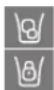 DAEWOO FRN-X22F2 - Button for water dispensing. - 1