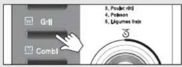 3, Poulet rdt 4, Pobson 5, Ligumes traits