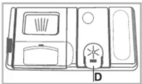 Hotpoint Ariston LFF 8M132 - Einfüllen des Klarspülers - 1