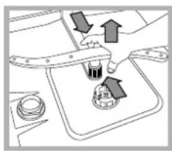 Hotpoint Ariston LFF 8B5 - Limpiar los rociadores - 2