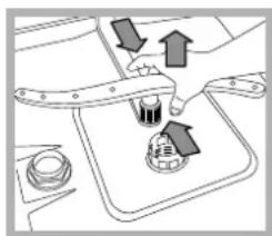 Hotpoint Ariston LFF 8B5 - Reinigung der Sprüharme - 2