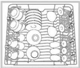 Hotpoint Ariston LFF 8B5 - Panier supérieur - 1