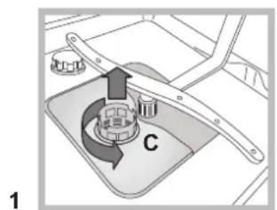 Hotpoint Ariston LSF 835 EU HA - A szűrők tisztítása - 1