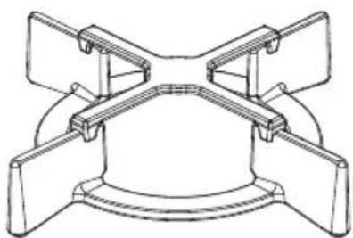 Atag HG9611SBA - Verwendung von den Verkleinerungsrost - 1